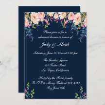 Moderne Elegante Rosa Probe Abendessen