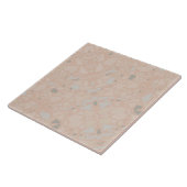 Moderne Elegante Rosa Rosa Terrazzo Kunstvoll wand Fliese (Seite)
