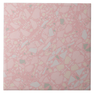 Moderne Elegante Rosa Rosa Terrazzo Kunstvoll wand Fliese