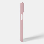Moderne elegante rosane weiße Monogramm-Initialen Case-Mate iPhone Hülle (Rückseite / Rechts)