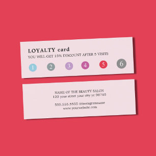 Moderne Elegante Rose Buntes Mittagessen Schönheit Treuekarte