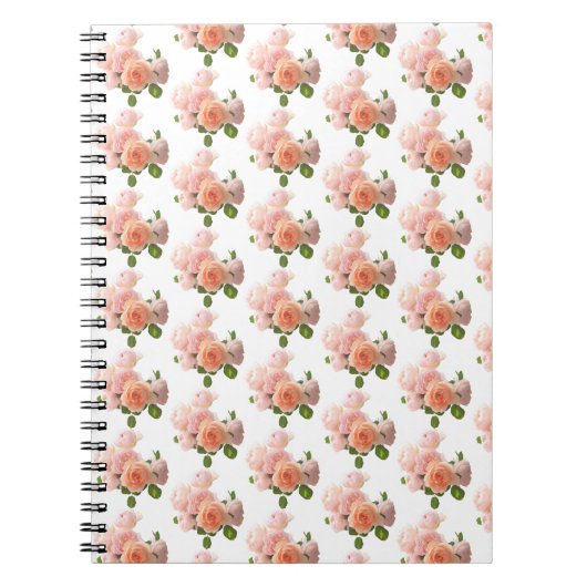 Moderne Elegante Rose Design Moderne Vorlage Notizblock (Vorderseite)