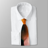 Moderne elegante Rose Dunkles Abstraktes Monogramm Krawatte (Gebunden)