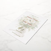Moderne elegante Rose  Folieneinladung (Gedreht)