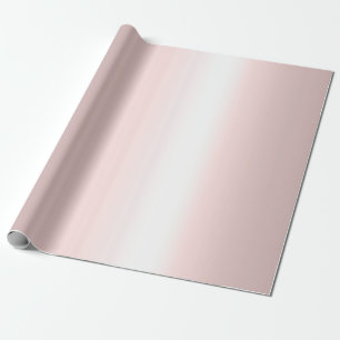 Moderne elegante Rose Gold Metallic Look Rosegold Geschenkpapier