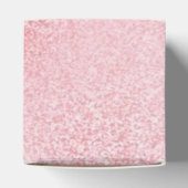 Moderne, elegante Rose Gold Template Geschenkschachtel (Oben)