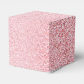 Moderne, elegante Rose Gold Template Geschenkschachtel (Rückseite)