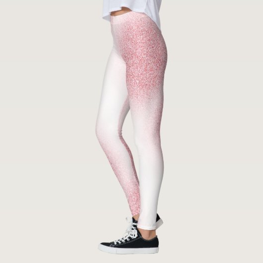 Moderne elegante Rose Gold Template Trendy Leggings (Links)