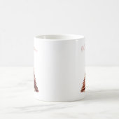 Moderne Elegante Rose Kaffeetasse (Mittel)