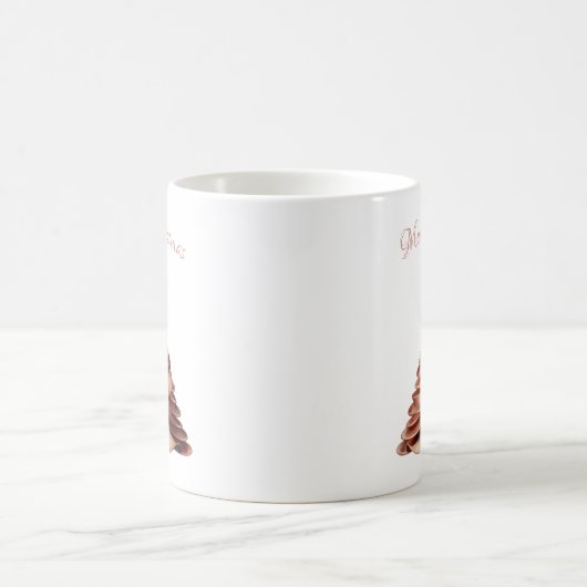 Moderne Elegante Rose Kaffeetasse (Mittel)