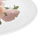 Moderne elegante Rose Moderne Designvorlage Schneidebrett (Ecke)