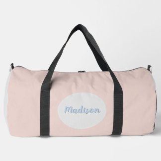 Moderne elegante Rose Rosa Personalisierte Duffle Bag