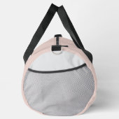 Moderne elegante Rose Rosa Personalisierte Duffle  Bag (Rechts)