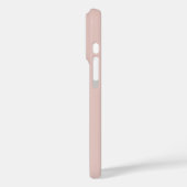 Moderne elegante roségoldene Monogramm-Initialen Case-Mate iPhone Hülle (Rückseite / Links)