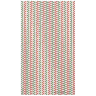 Moderne elegante rote grüne Pastell Weihnachten Tischdecke
