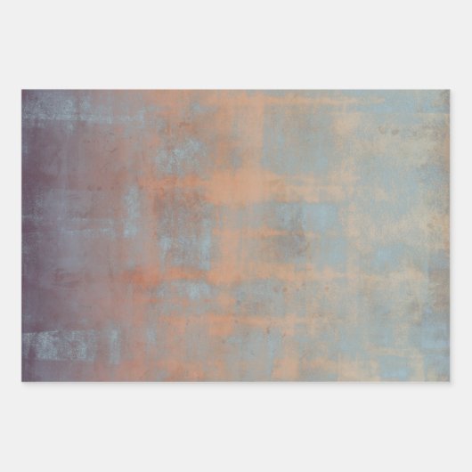 Moderne Elegante Rustikale Abstrakt Geschenkpapier Set (Vorderseite 2)