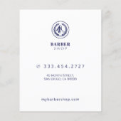 Moderne, elegante Salonpreise Dienstleistungen Fly Flyer (Hinten)