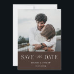 Moderne Elegante Save the Date Schokolade<br><div class="desc">Modernes Elegantes Save the Date Steal</div>