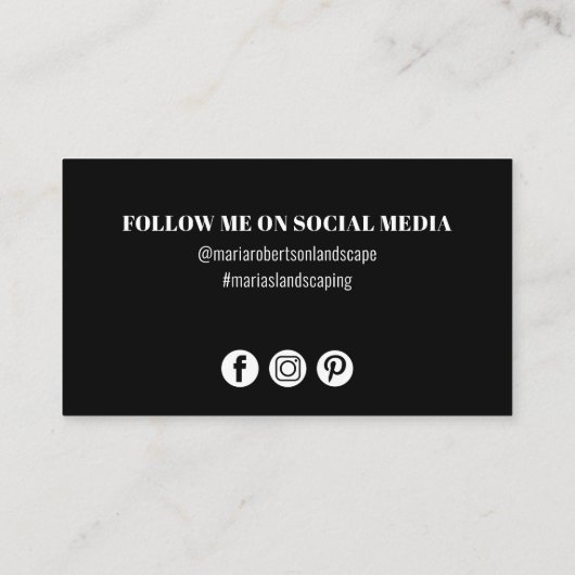 Moderne elegante Schick-Schmetterlinge soziale Med Visitenkarte (Rückseite)