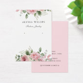 Moderne Elegante schicke Aquarellblumen-Grafikkart (Schreibtisch)