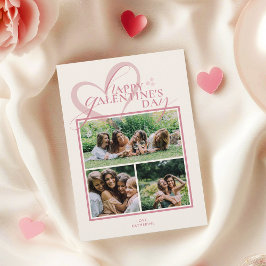 Moderne Elegante Schicke Galentines Day Karte