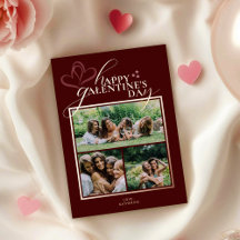 Moderne Elegante Schicke Galentines Day Karte