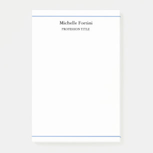 Moderne Elegante Schlicht Minimalistisch Post-it Klebezettel