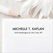 Moderne Elegante Schlicht Schwarz & Weiß Minimalis (Insitu)