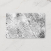 Moderne Elegante Schlichte Berufliche Gray Wall Visitenkarte (Rückseite)