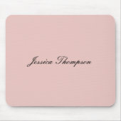 Moderne Elegante Schlichte Bezeichnung Berufliche Mousepad (Vorne)
