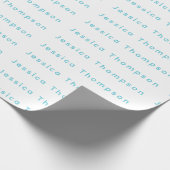 Moderne Elegante Schlichte Einfache Professionelle Geschenkpapier (Ecke)