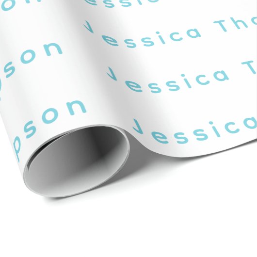 Moderne Elegante Schlichte Einfache Professionelle Geschenkpapier (Rolleneckpunkt)