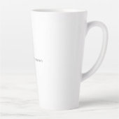Moderne Elegante Schlichte Einfache Professionelle Milchtasse (Rechts)