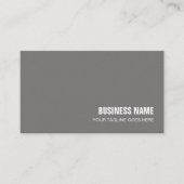 Moderne Elegante Schlichte Eleganz Visitenkarte (Vorderseite)