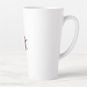 Moderne elegante schlichte professionelle Namensmo Milchtasse (Rechts)
