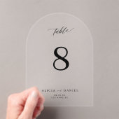 Moderne, elegante, schlichte, schwarze Drehbuchsch Acryleinladungen (Insitu (Handheld))