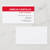 Moderne Elegante Schlichte Seidenrosa Visitenkarte (Vorne/Hinten)