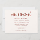 Moderne elegante schneerosa Hochzeit Weinroute Men Einladung (Vorderseite)