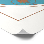 Moderne Elegante Schule Parco San Michele Poster (Ecke)