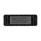 Moderne, elegante schwarz-graue Streifen (Vorne)