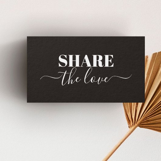 Moderne Elegante Schwarz-weiße Beauty Salon Refere