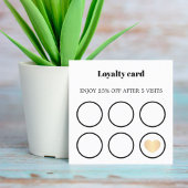 Moderne Elegante Schwarz-weiße kühne Imitate Golde Quadratische Visitenkarte