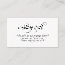 Moderne Elegante, schwarze Schrift, Hochzeit wünsc