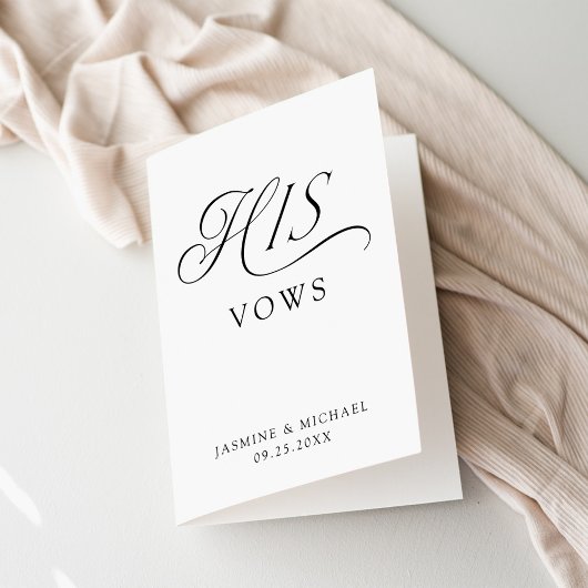 Moderne elegante schwarze Typografie Seine Hochzei Karte