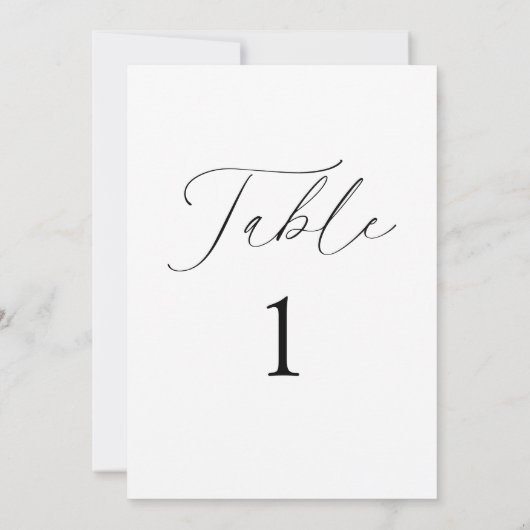 Moderne, elegante Script-Hochzeitkarte für die Tis Einladung (Rückseite)