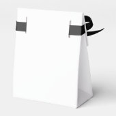 Moderne, elegante Script-Personalisierte Hochzeit Geschenkschachtel (Rückseite)