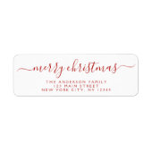 Moderne, elegante Script Typografie Frohe Weihnach (Vorne)