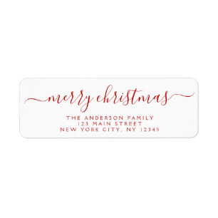 Moderne, elegante Script Typografie Frohe Weihnach