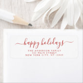 Moderne elegante Script Typografie Happy Holidays (Insitu)