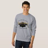 Moderne Elegante Senior Golden Black Sweatshirt (Vorne ganz)